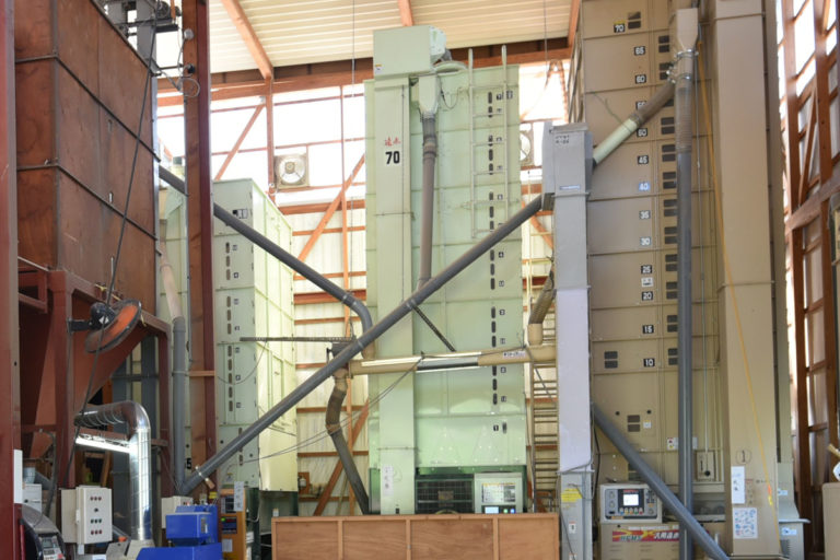 水稲乾燥調整作業